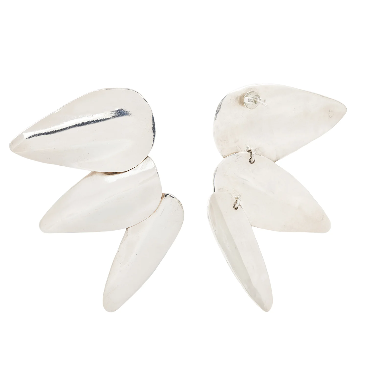 Silver Marcheline Earrings - Image 3
