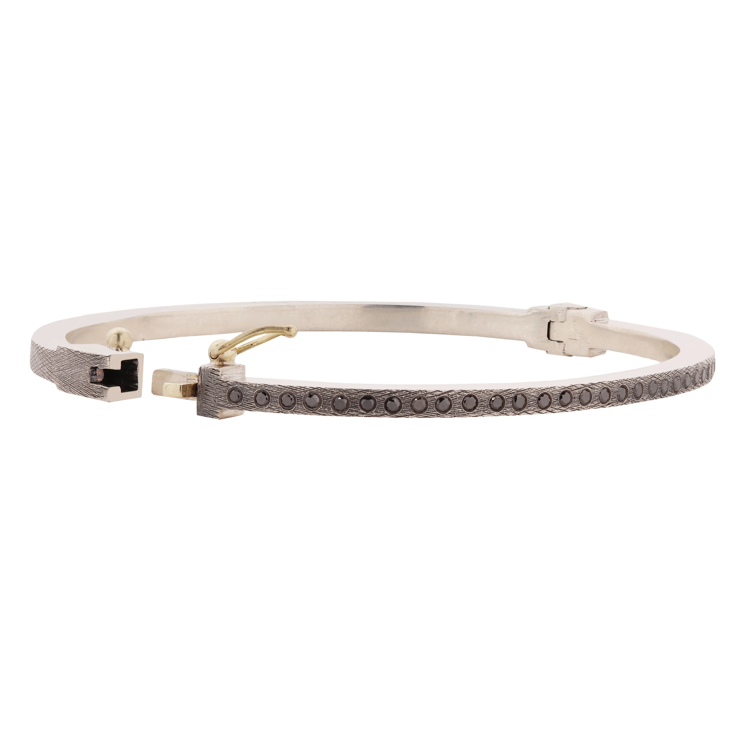 Adam Black Diamond Bangle - Image 3