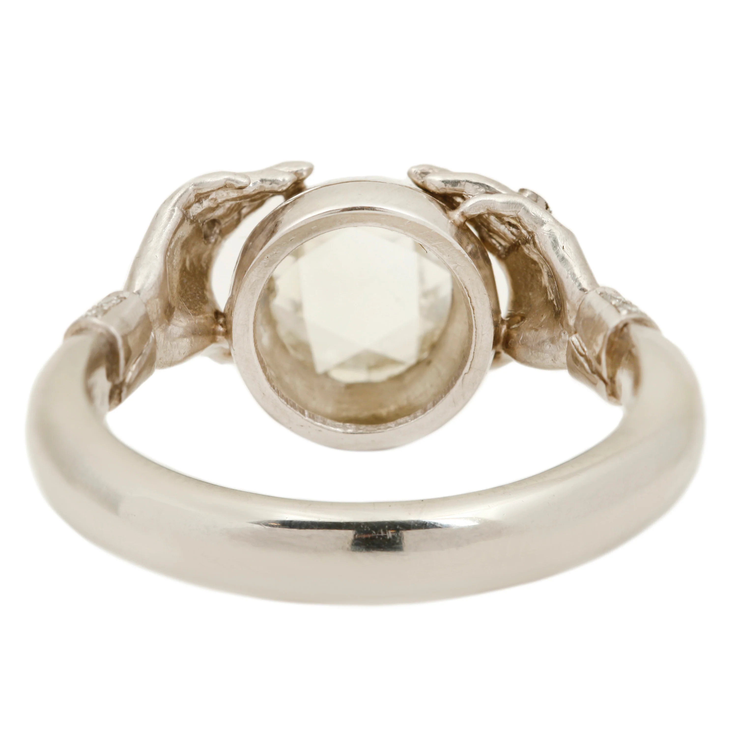Adorned Diamond Hands Ring - Image 4