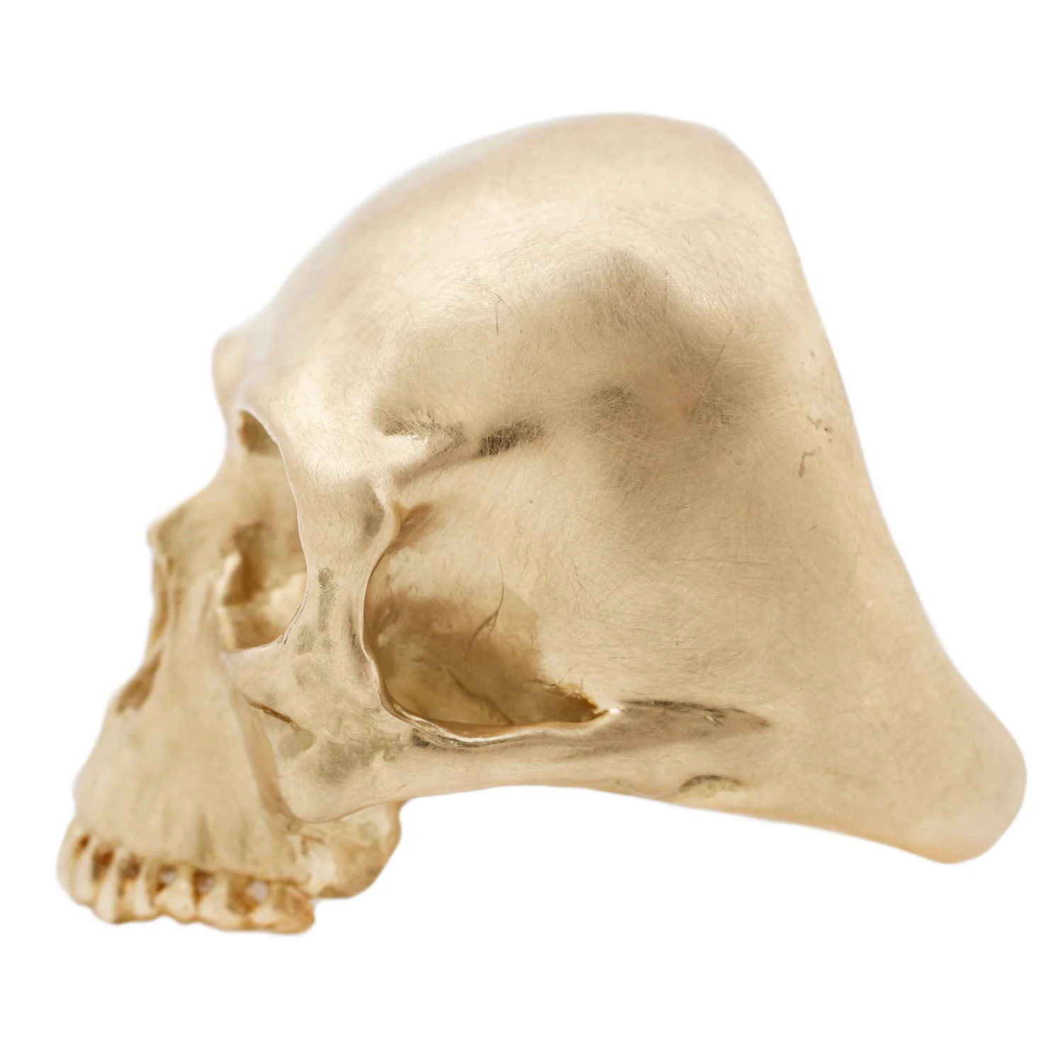 Gold Memento Mori Ring - Image 3