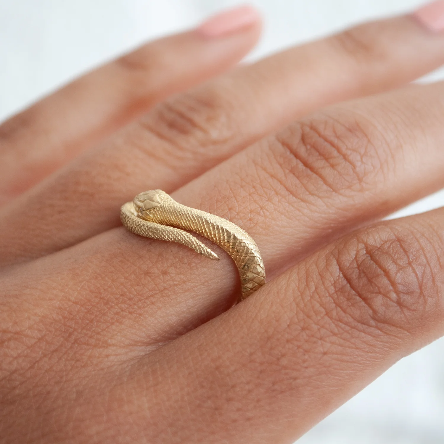 Gold Serpent Ring - Image 5