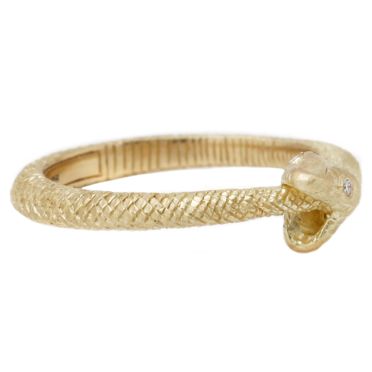 Gold Ouroboros Snake Ring - Image 3