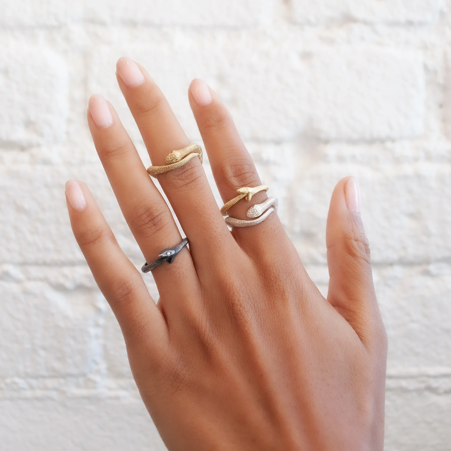 Gold Ouroboros Snake Ring - Image 4