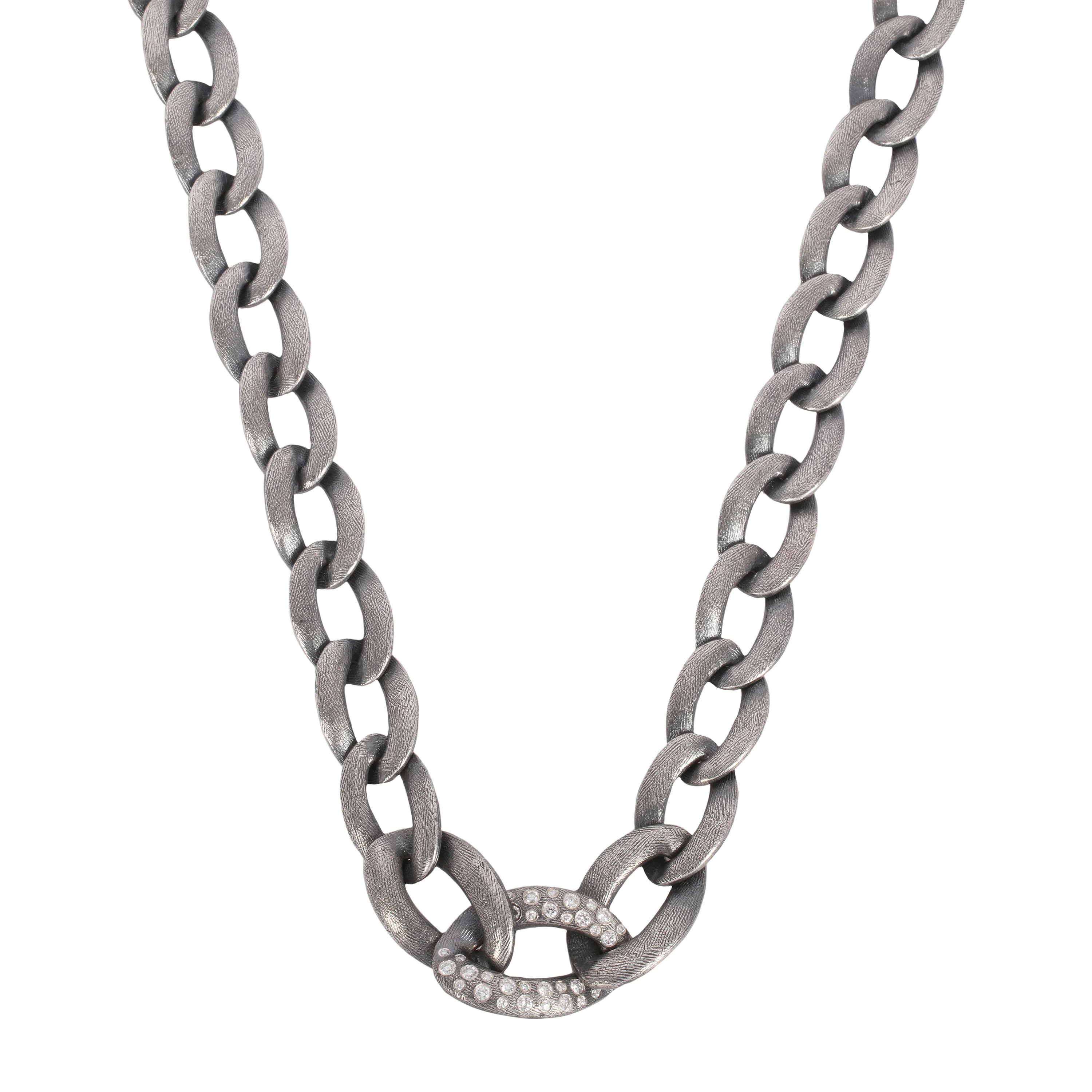Alicia Diamond Link Necklace