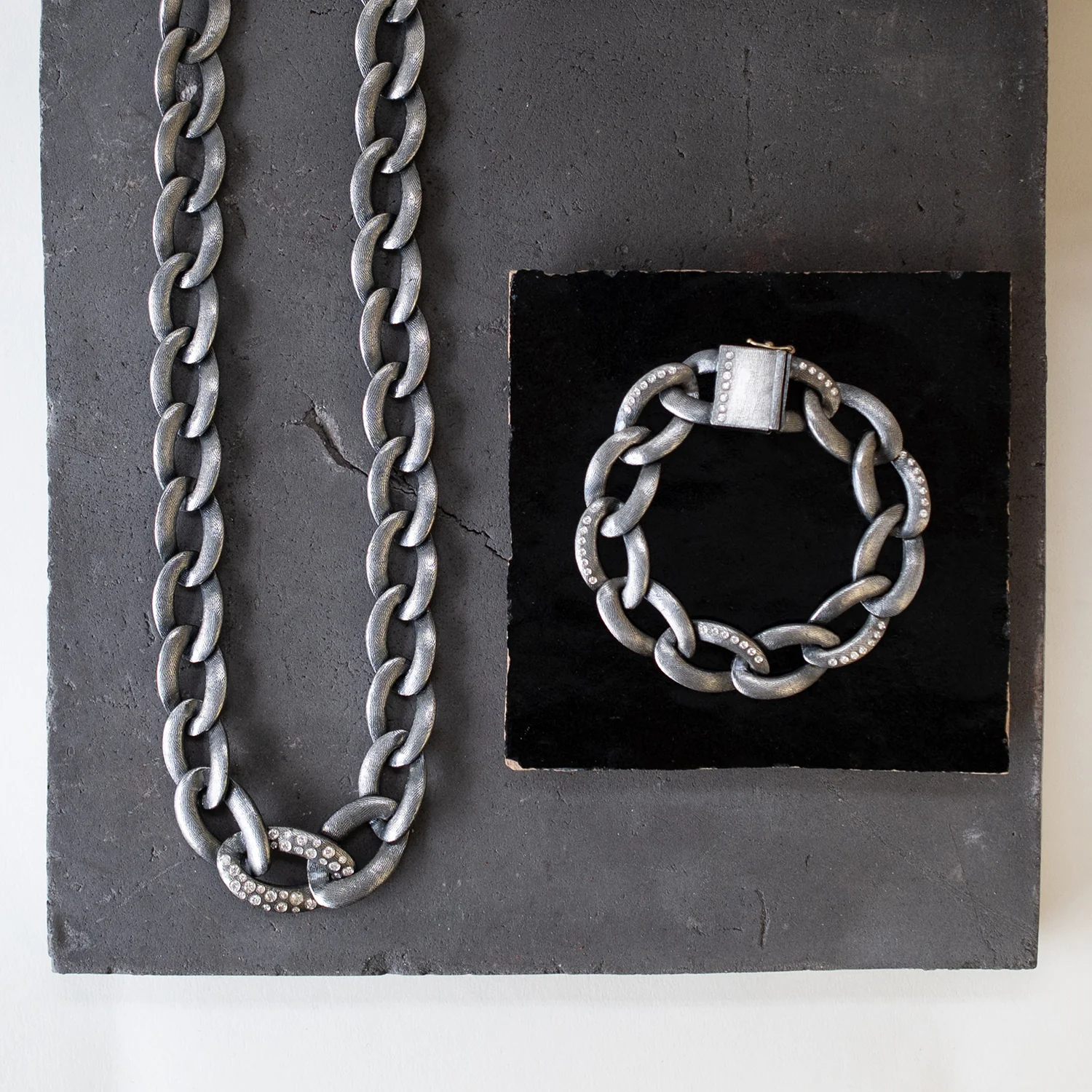 Alicia Diamond Link Bracelet - Image 4