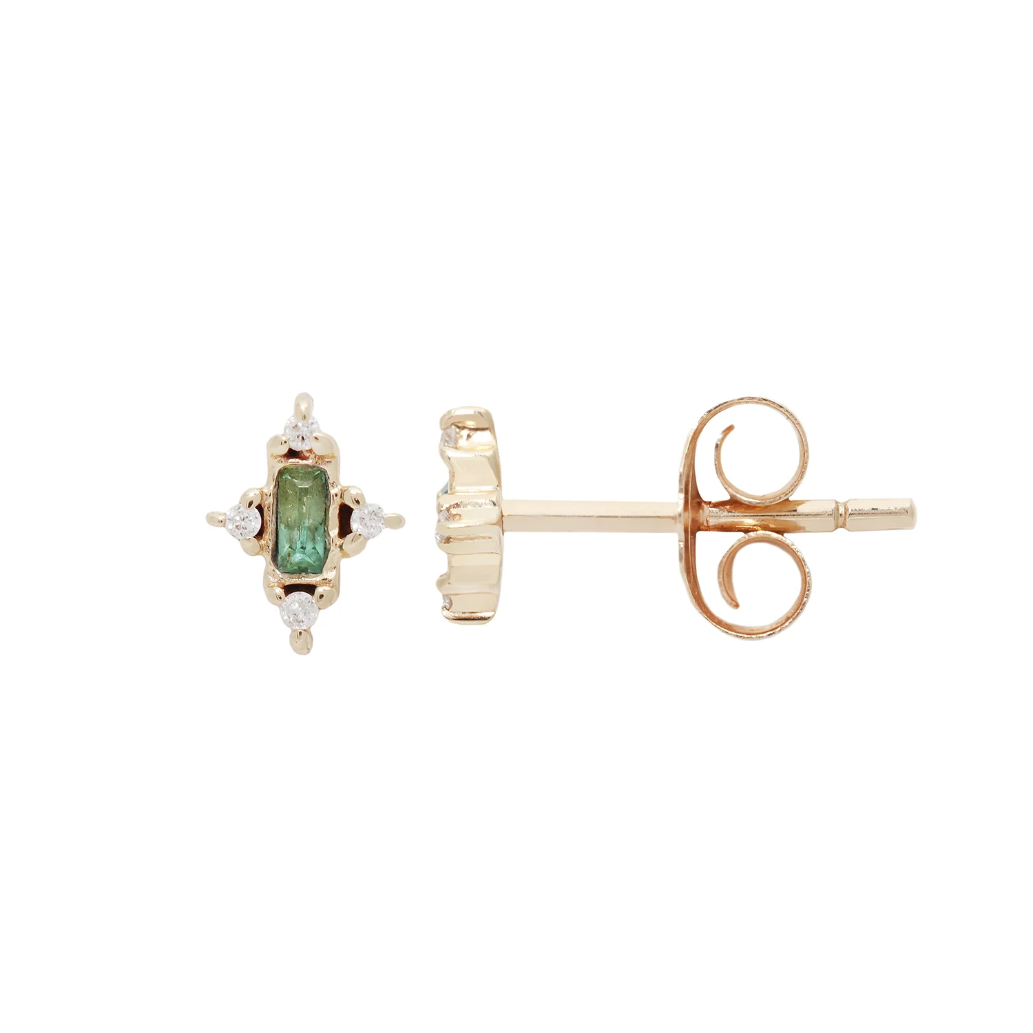 Amulet Emerald Studs - Image 3
