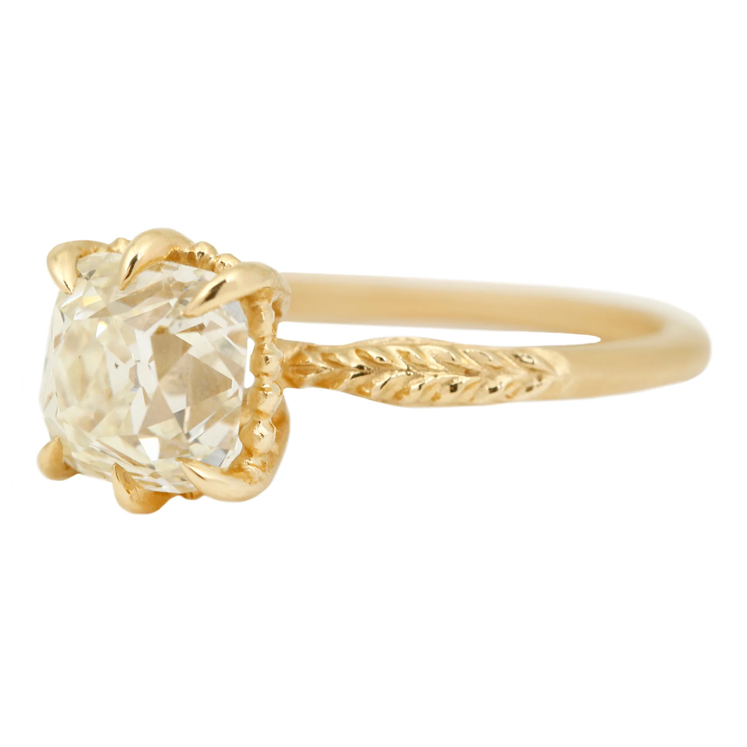 Antique Diamond Evergreen Solitaire - Image 4