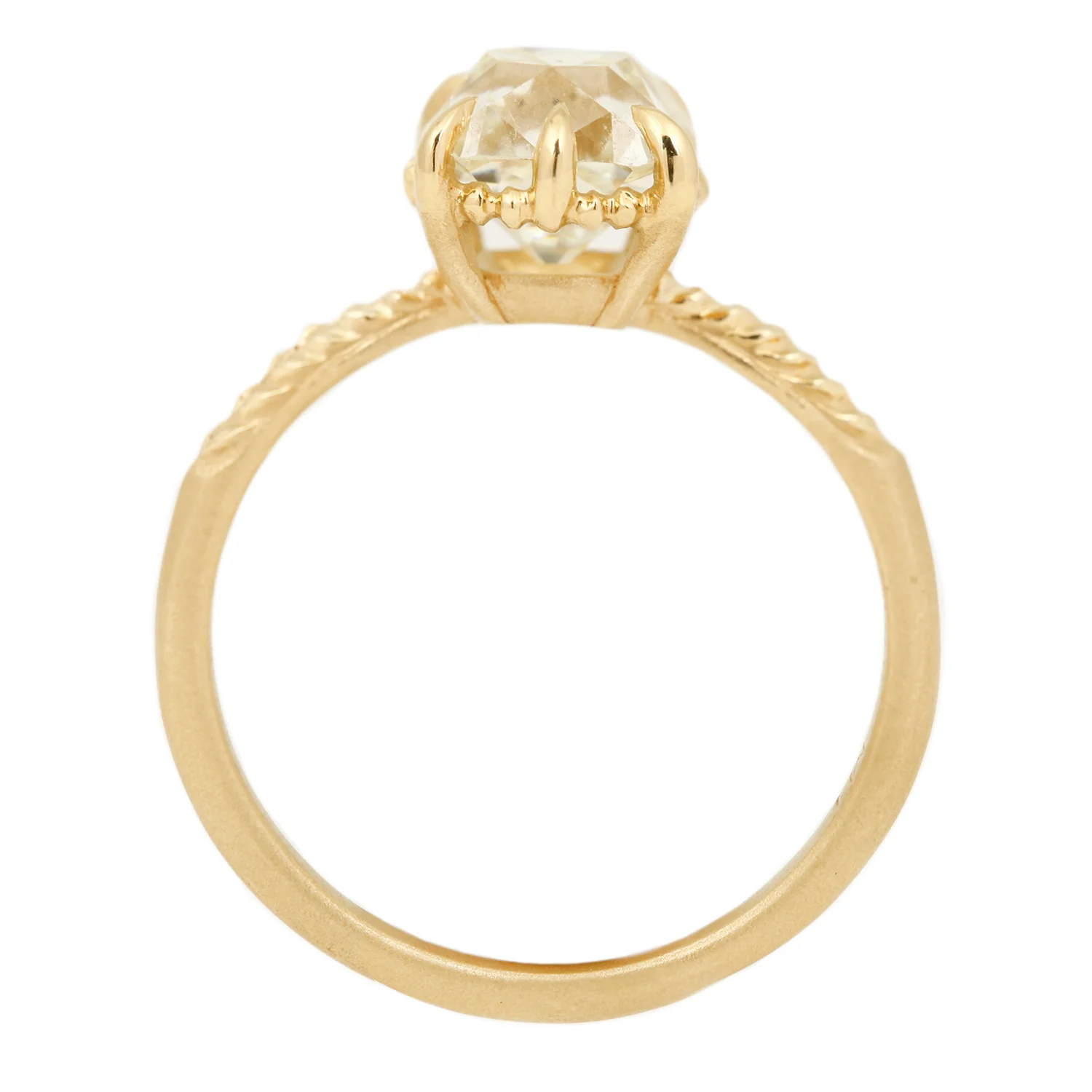 Antique Diamond Evergreen Solitaire - Image 5