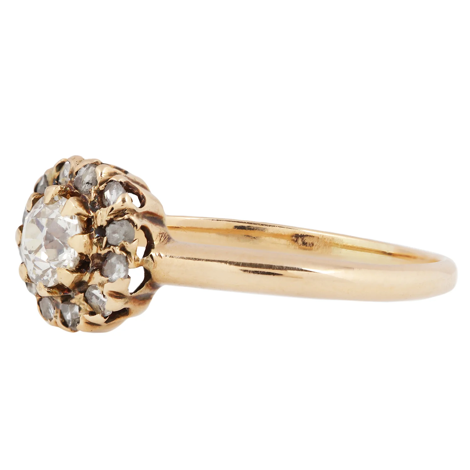 Antique Flora Cluster Ring - Image 3