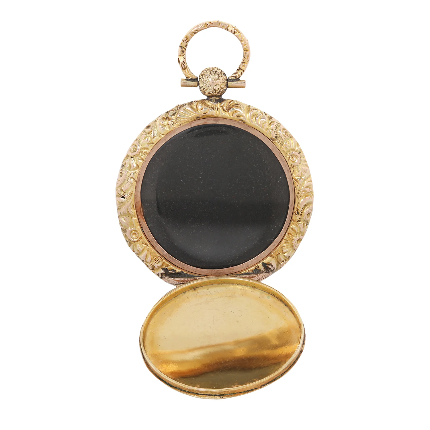 Antique Pocket Watch Gold Locket - Image 3