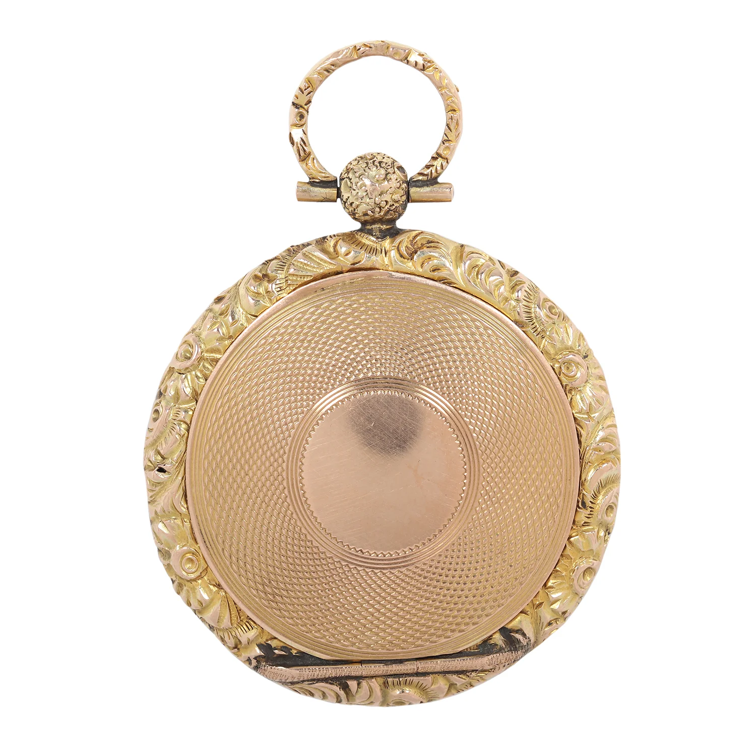 Antique Pocket Watch Gold Locket - Image 4