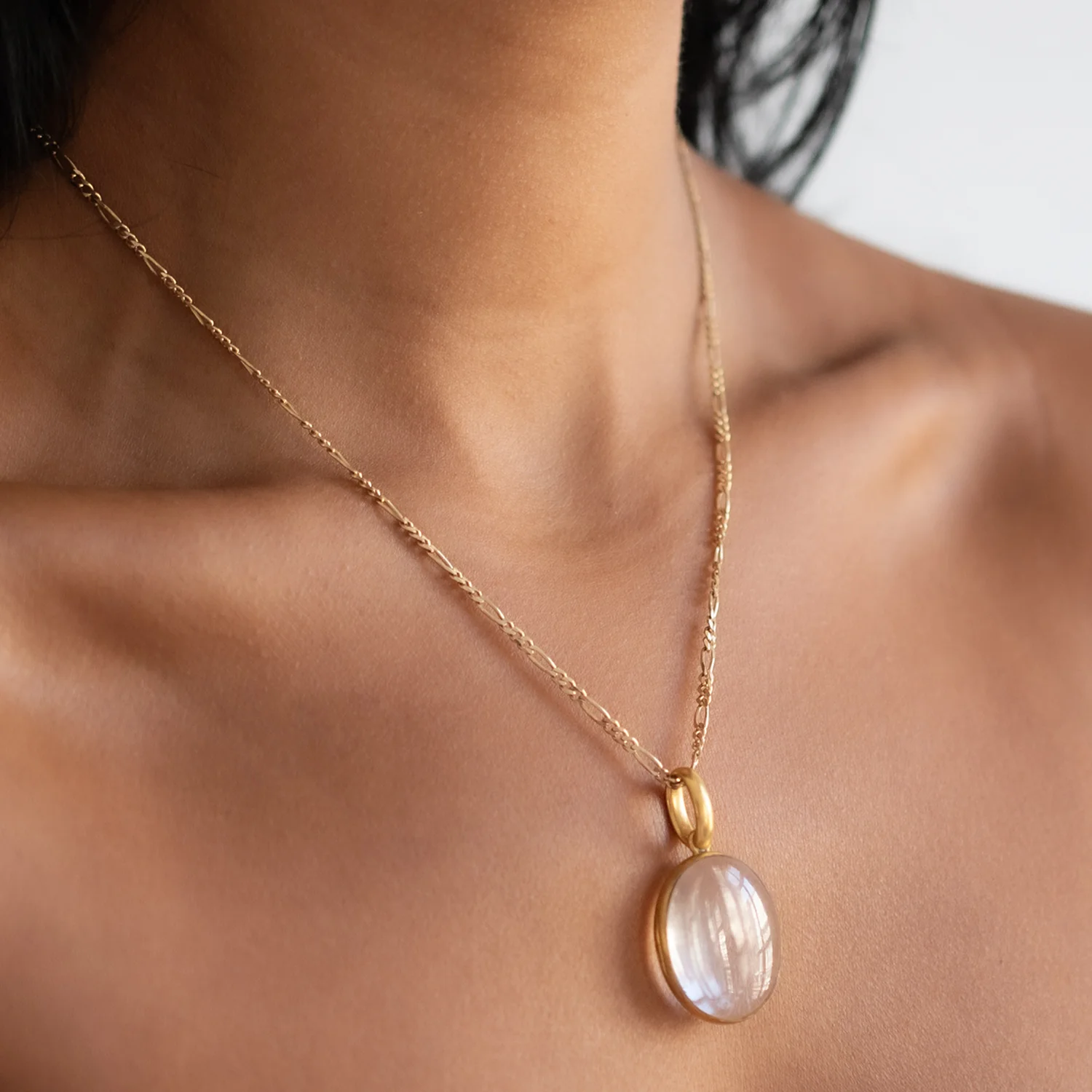 Antique Rock Crystal Locket - Image 2