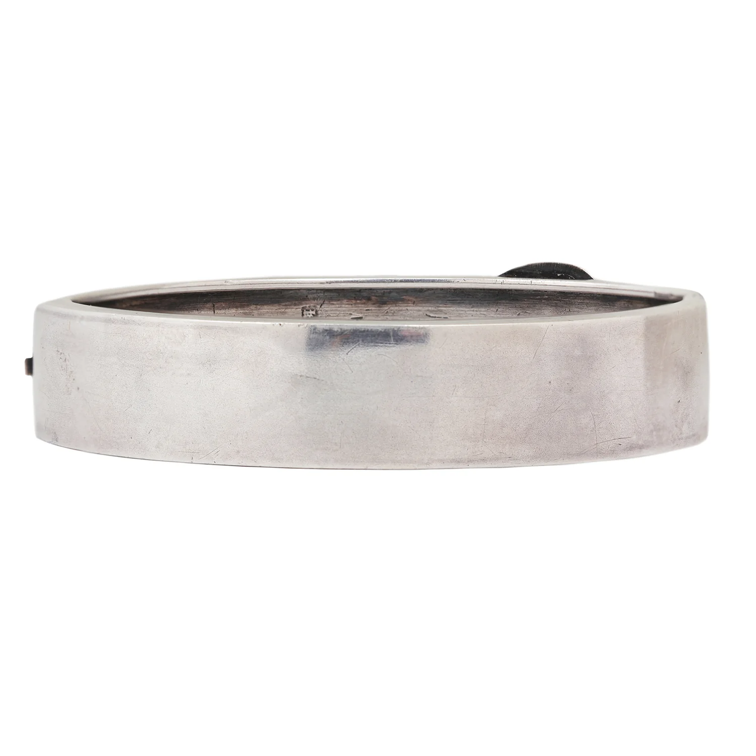 Antique Silver Belt Buckle Bangle - Image 4