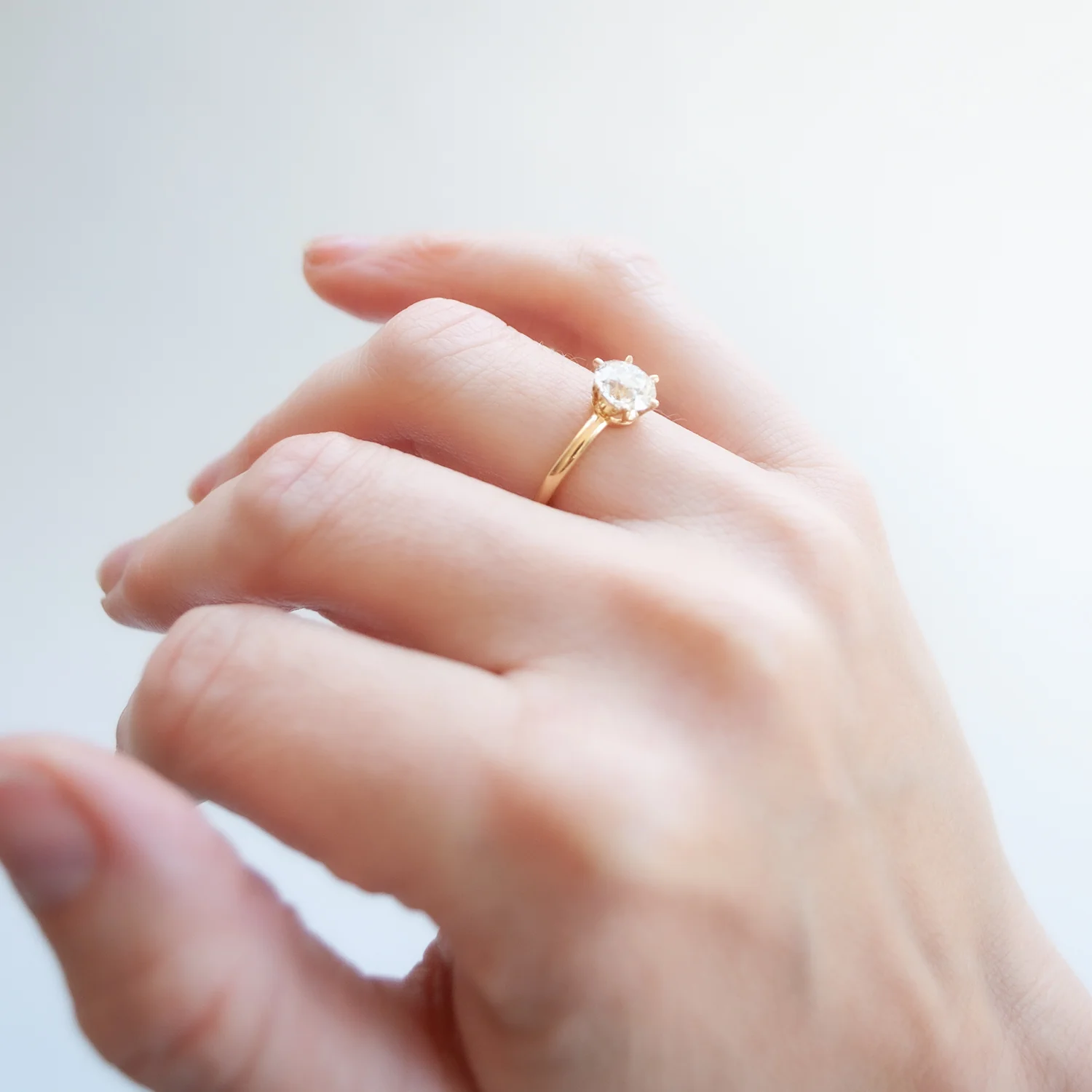 Antique Tiffany & Co Six Prong Solitaire Ring - Image 5