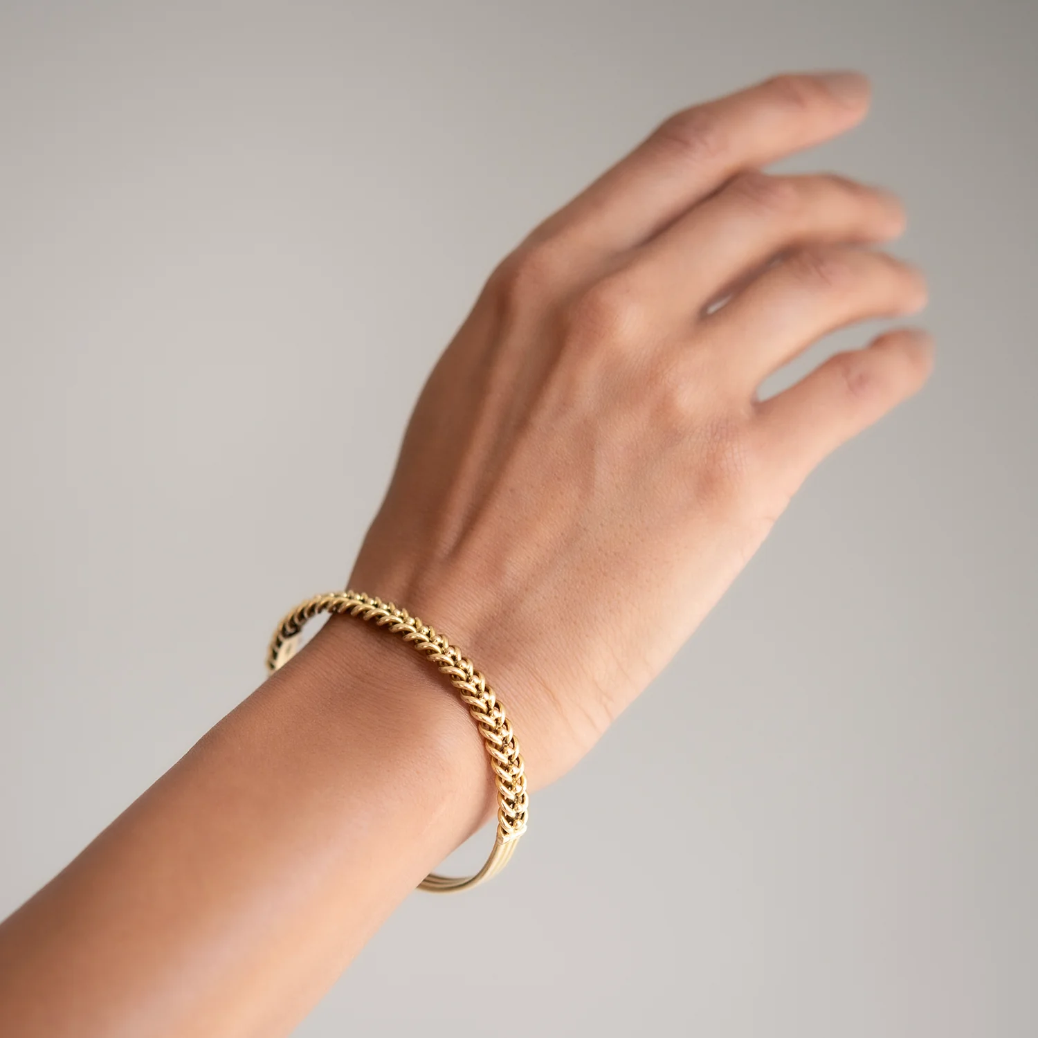 Antique Woven Braid Bangle - Image 2
