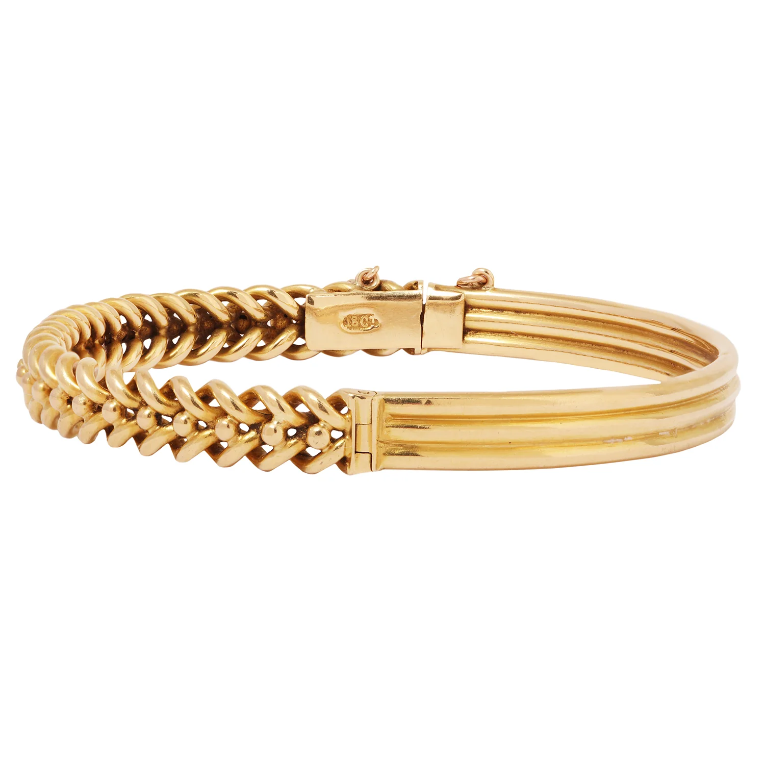 Antique Woven Braid Bangle - Image 3