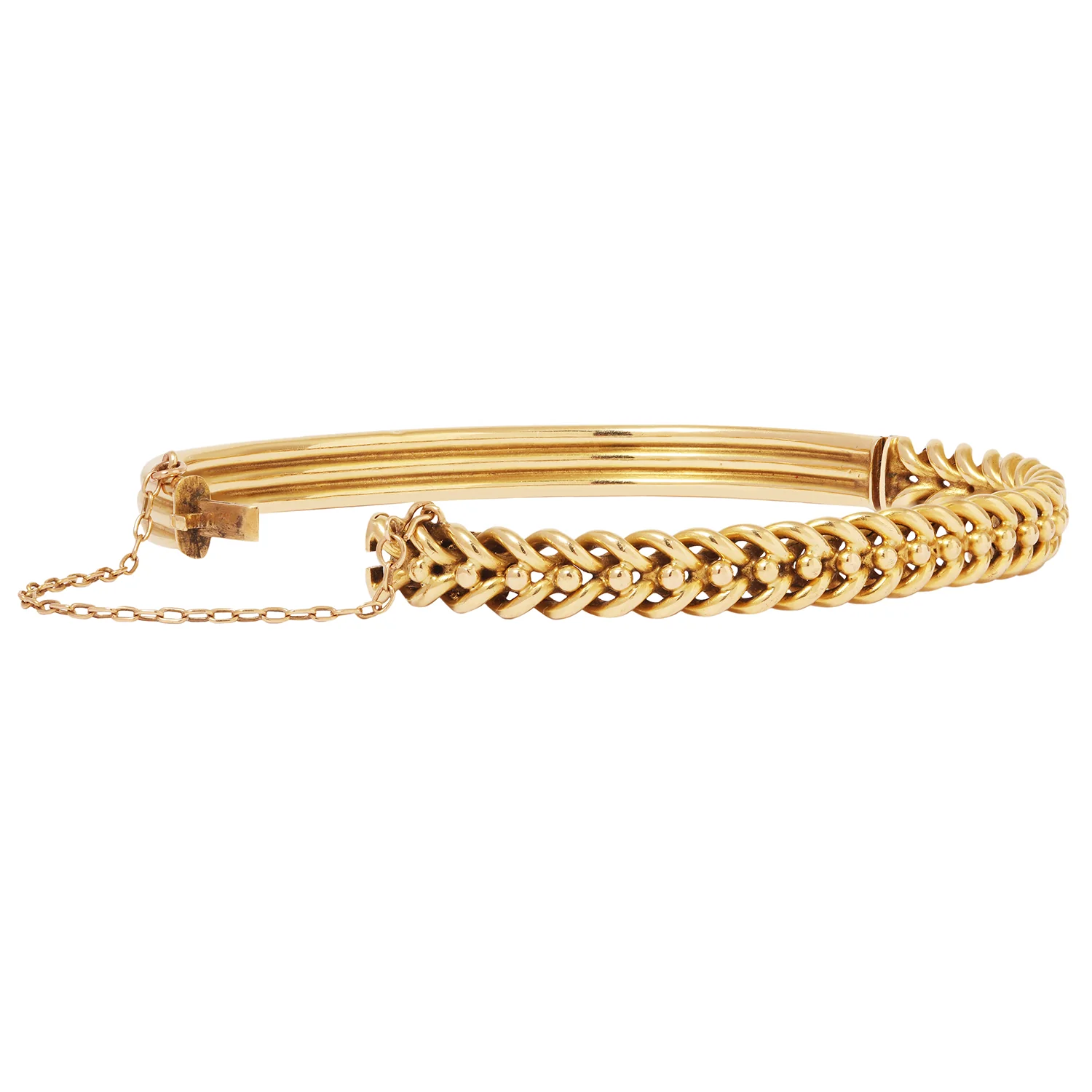 Antique Woven Braid Bangle - Image 4