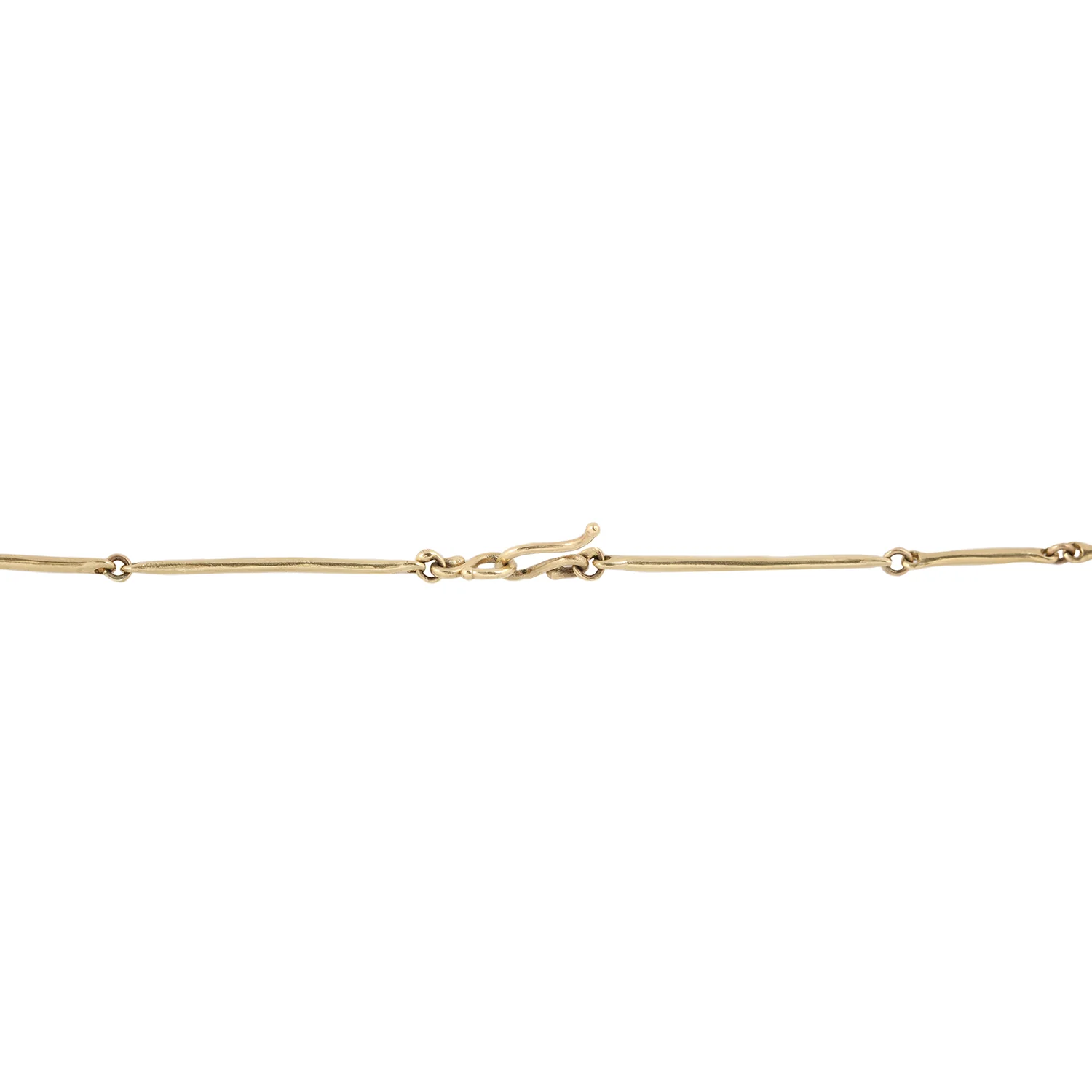 Aquamarine Cast Line Pendant Necklace - Image 4