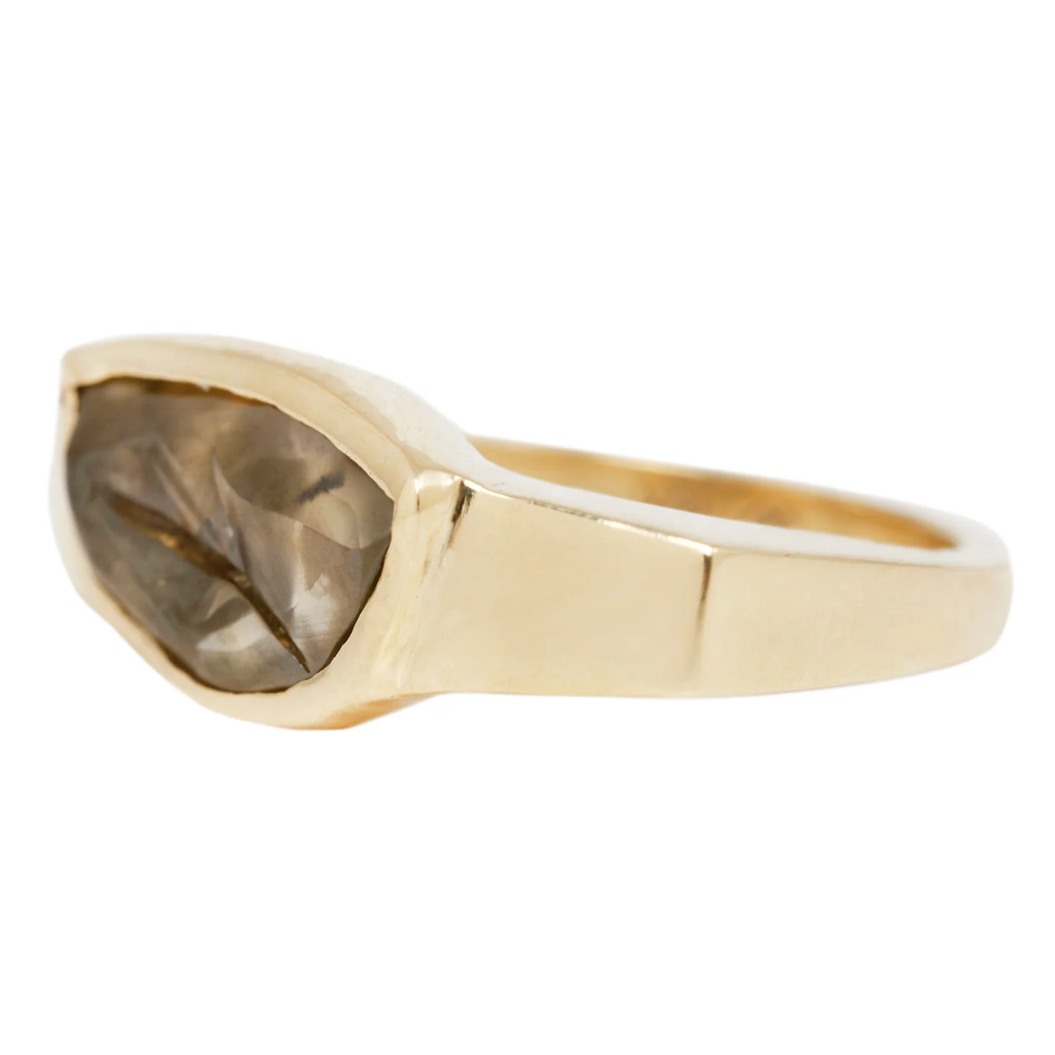 Raw Brown Diamond Ring - Image 3