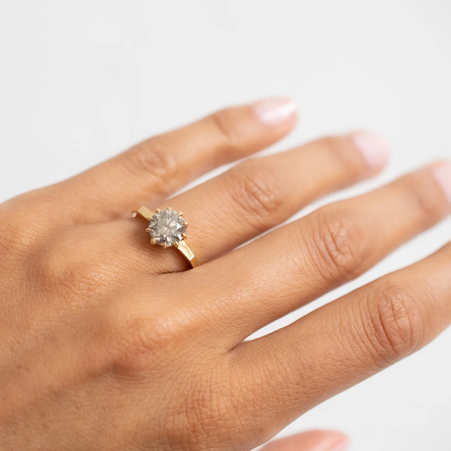 Aurora Diamond Solitaire Ring - Image 2