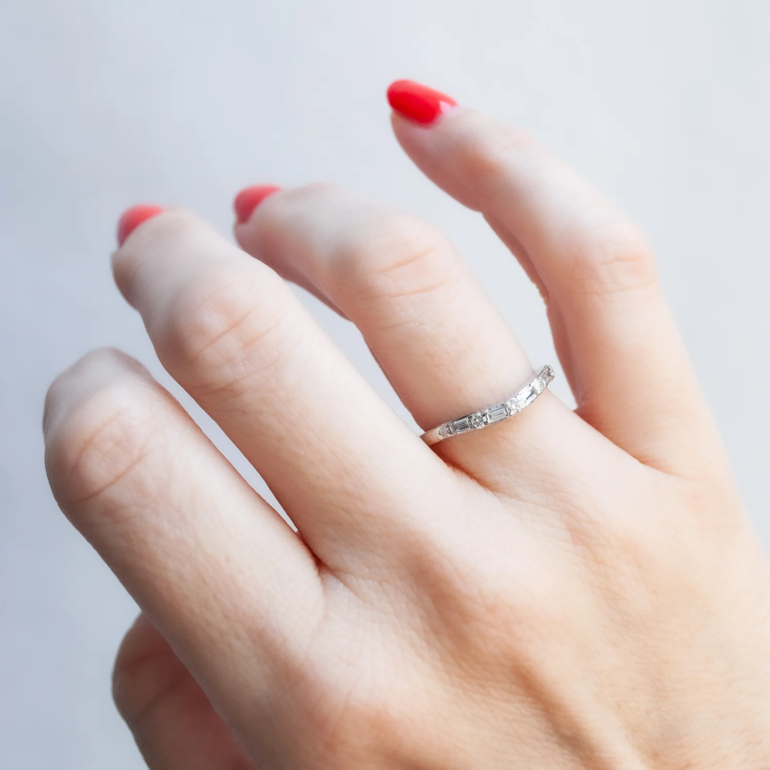 Baguette Diamond Nesting Band - Image 2