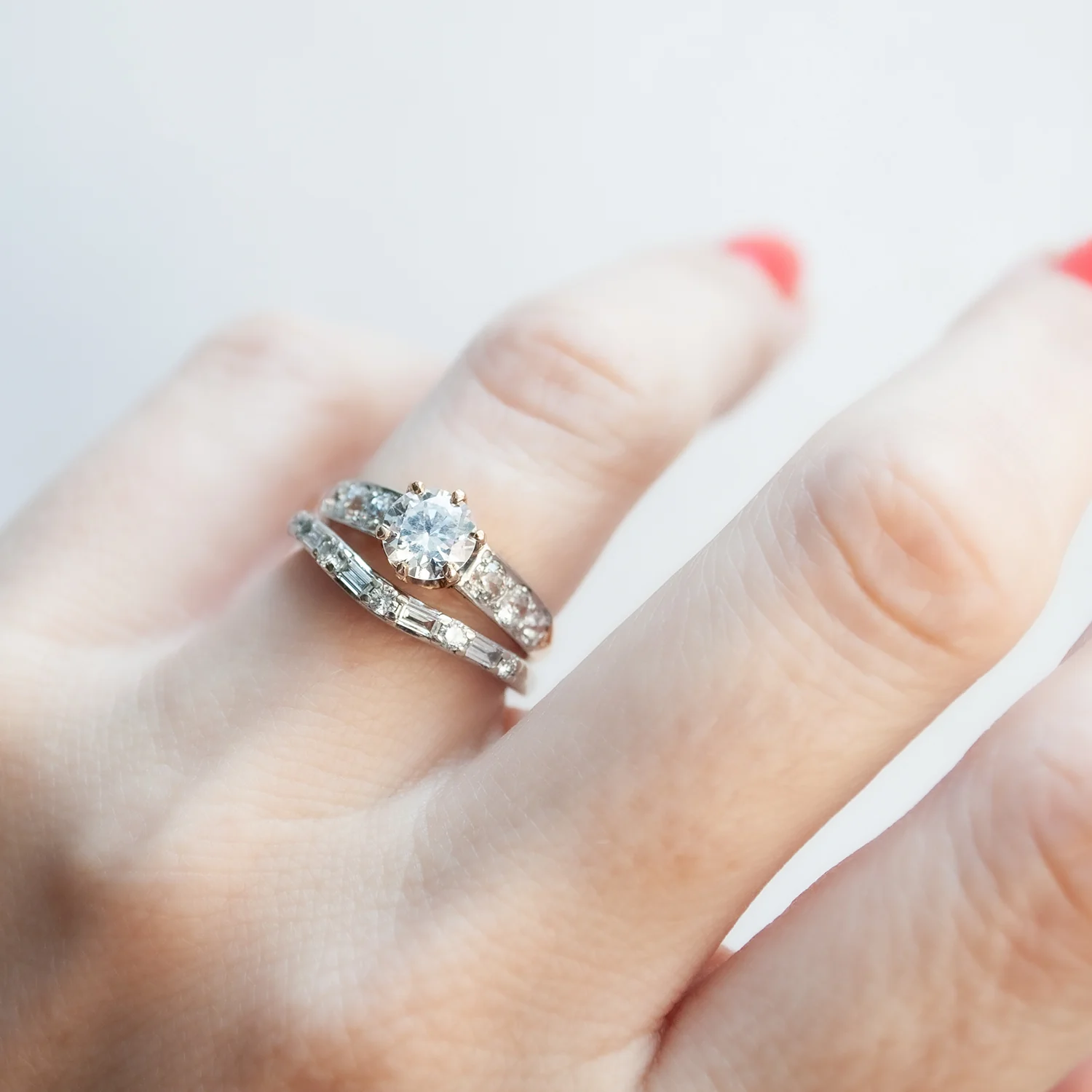 Baguette Diamond Nesting Band - Image 6