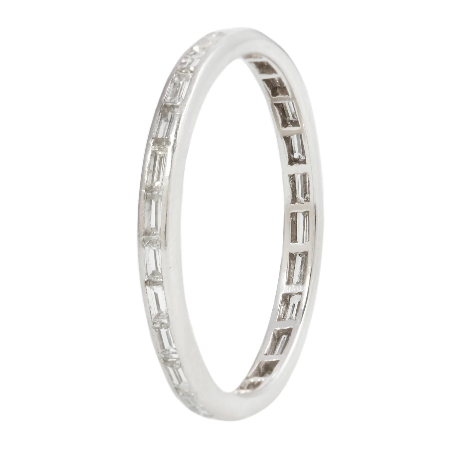 Baguette Eternity Diamond Band - Image 3