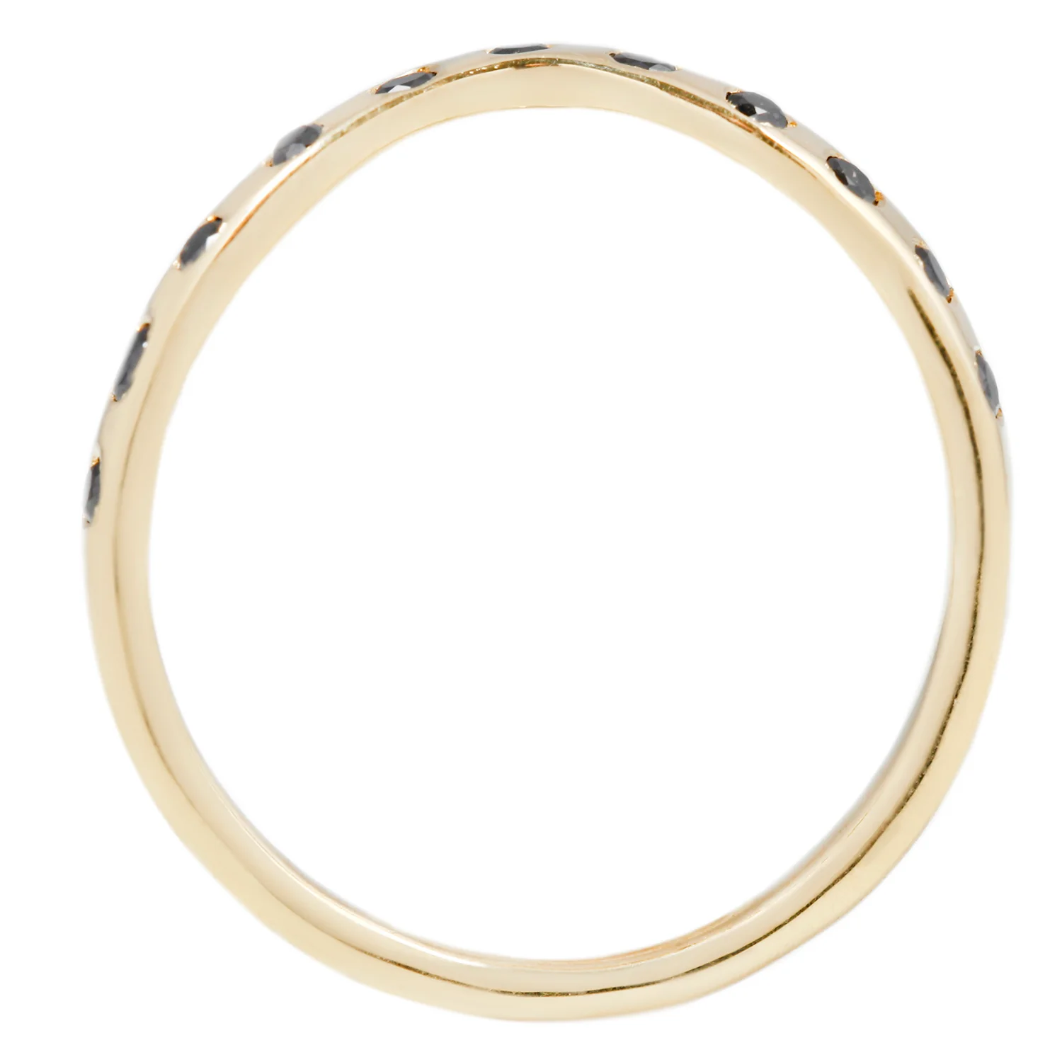 Black Flush Set Wishbone Band - Image 4