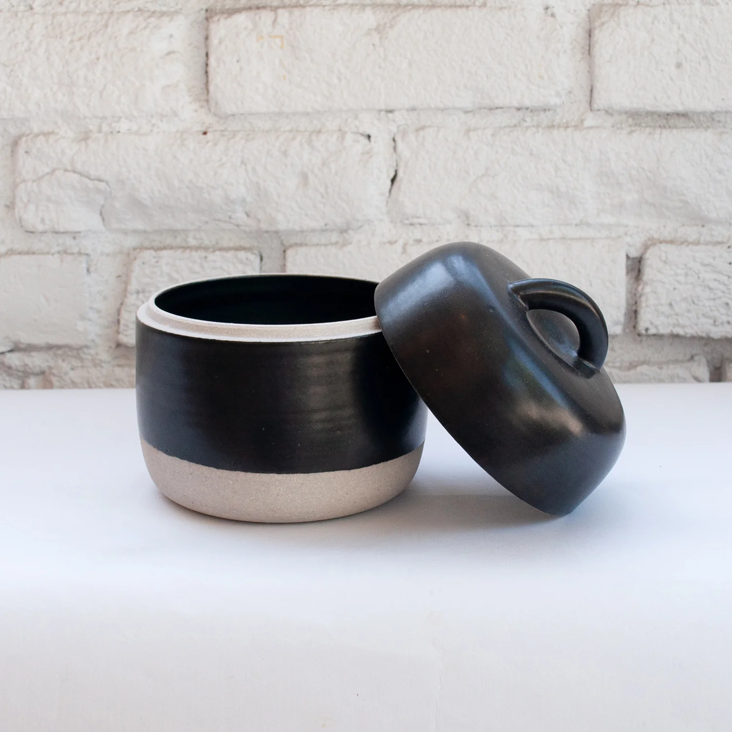 Black Lidded Jar - Image 2