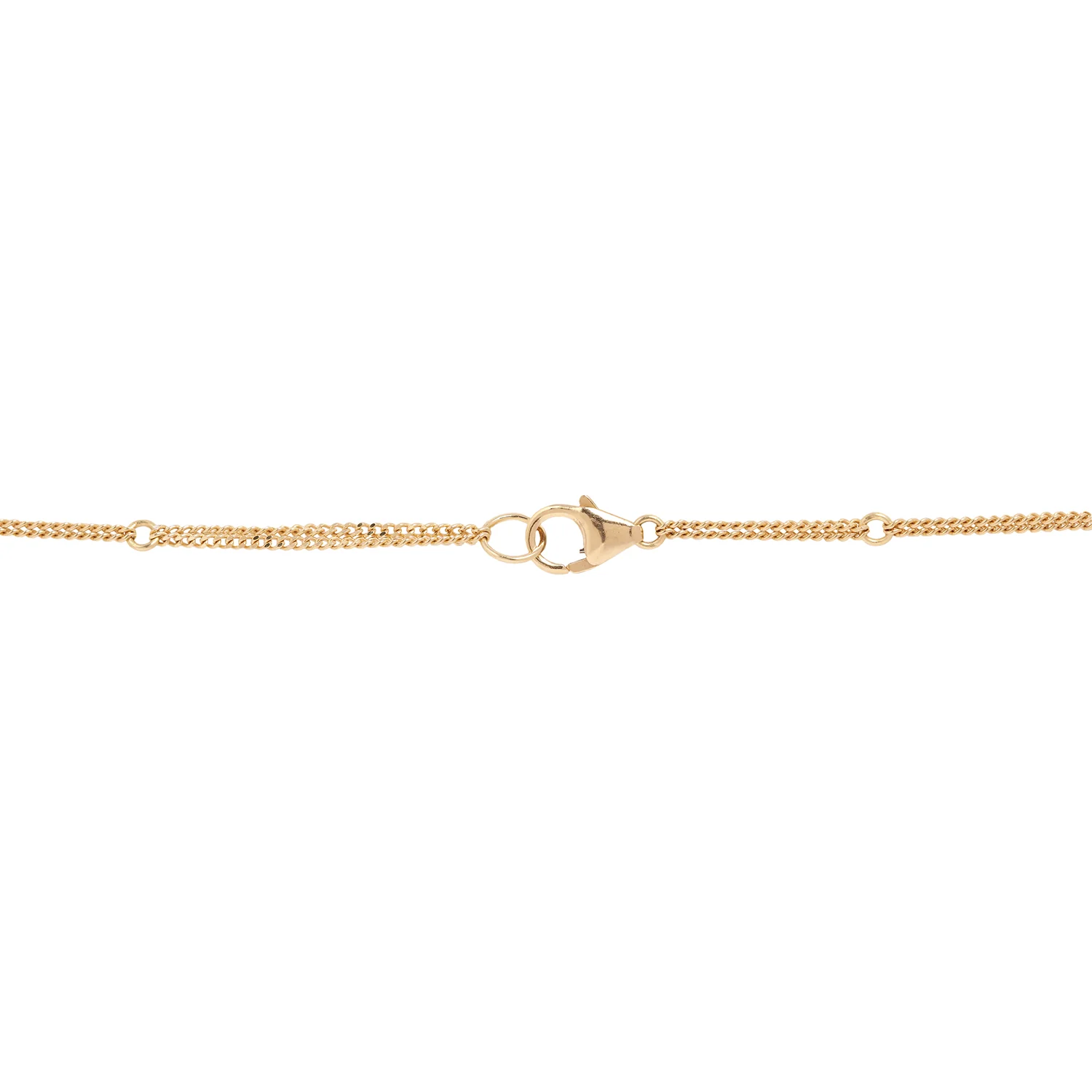 Blue Diamond Textile Station Necklace - Image 3