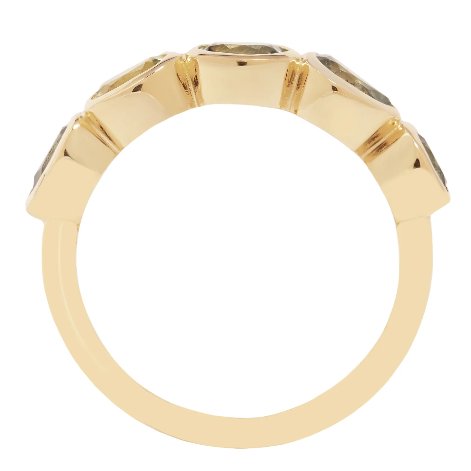Blue Tides Sapphire Stacking Band - Image 5
