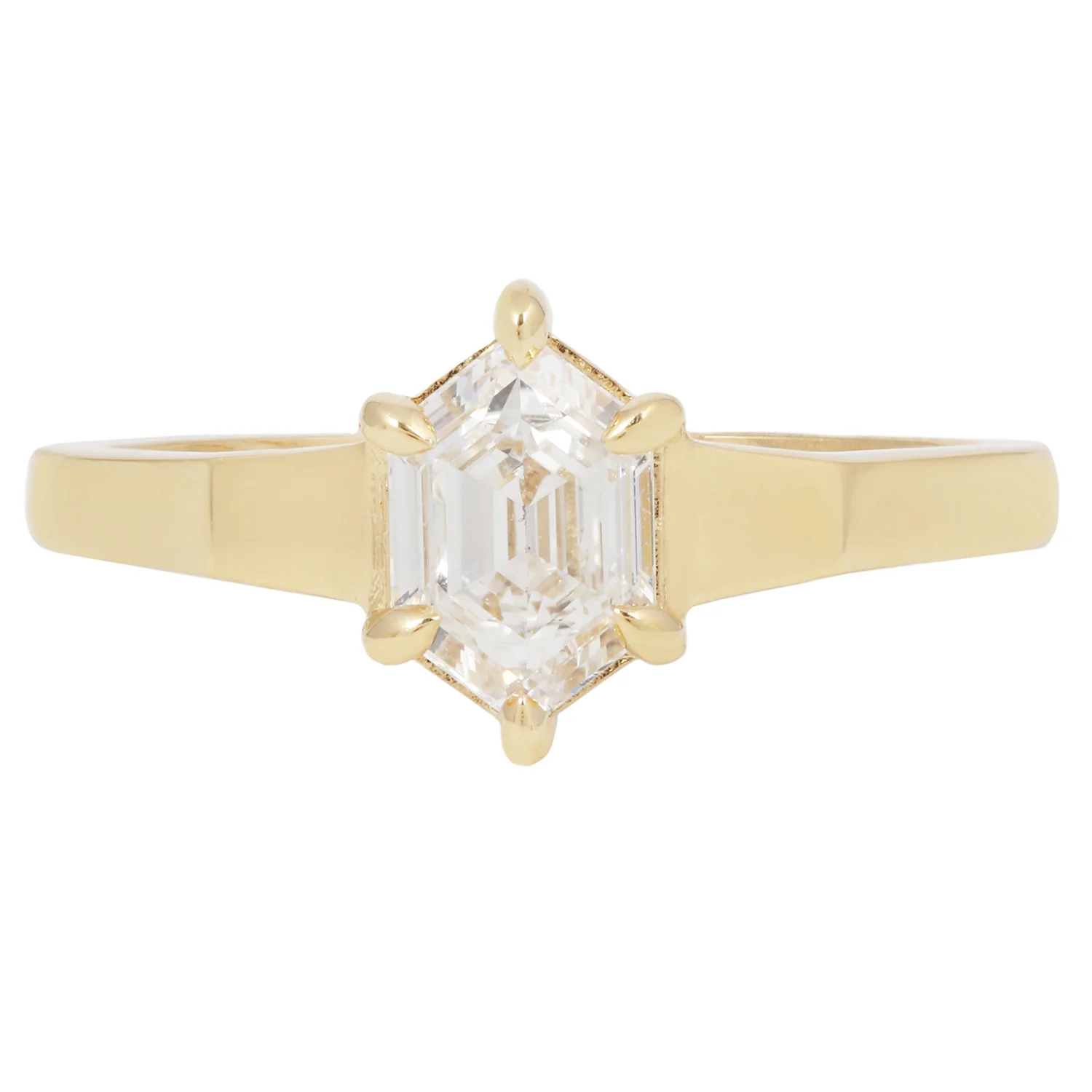 Bright Light Hexagon Ring