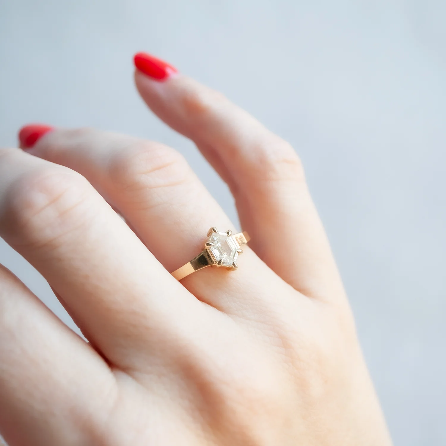 Bright Light Hexagon Ring - Image 2