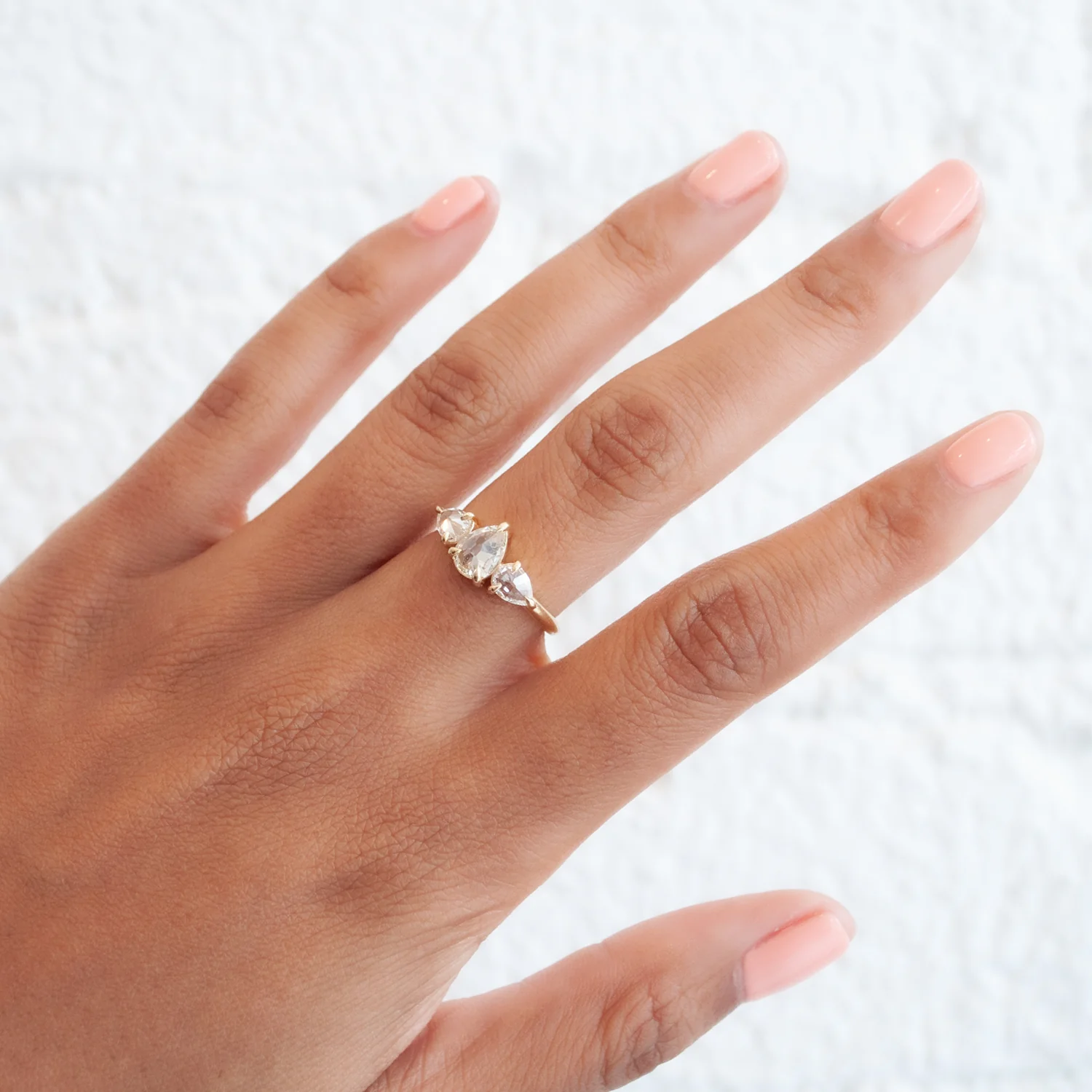 Bright Trio Diamond Ring - Image 2