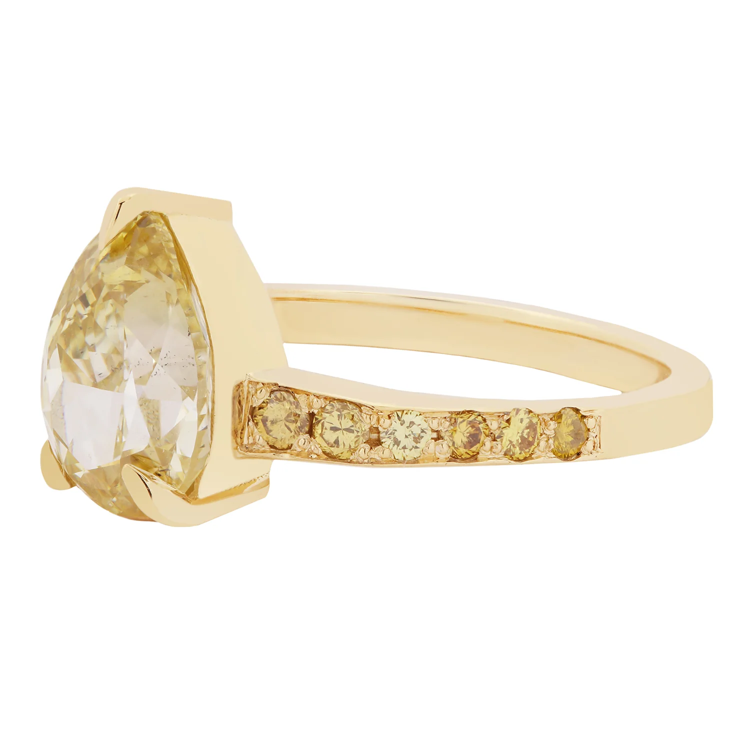 Canary Diamond Radiance Ring - Image 3