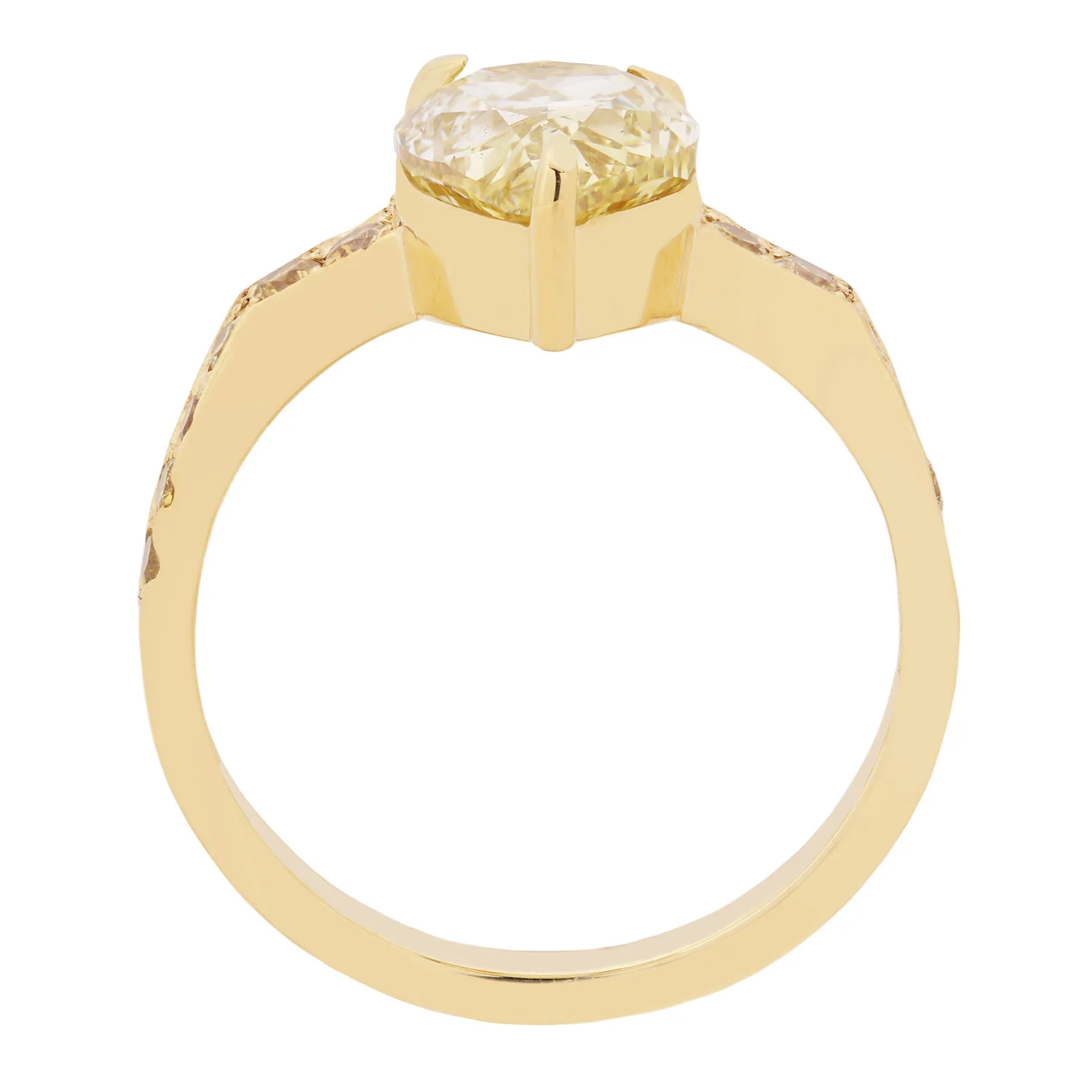 Canary Diamond Radiance Ring - Image 5
