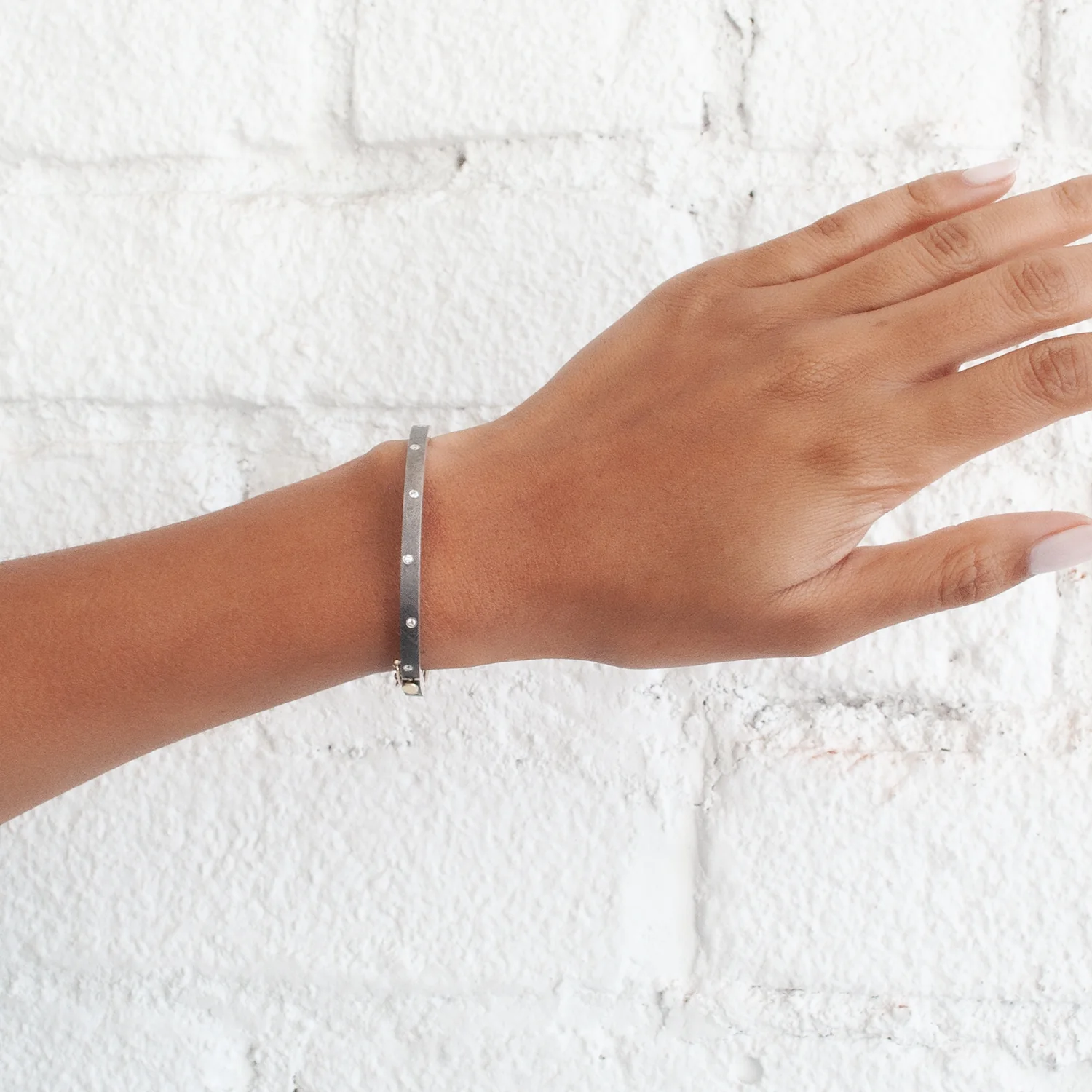Carol Silver Bangle - Image 2
