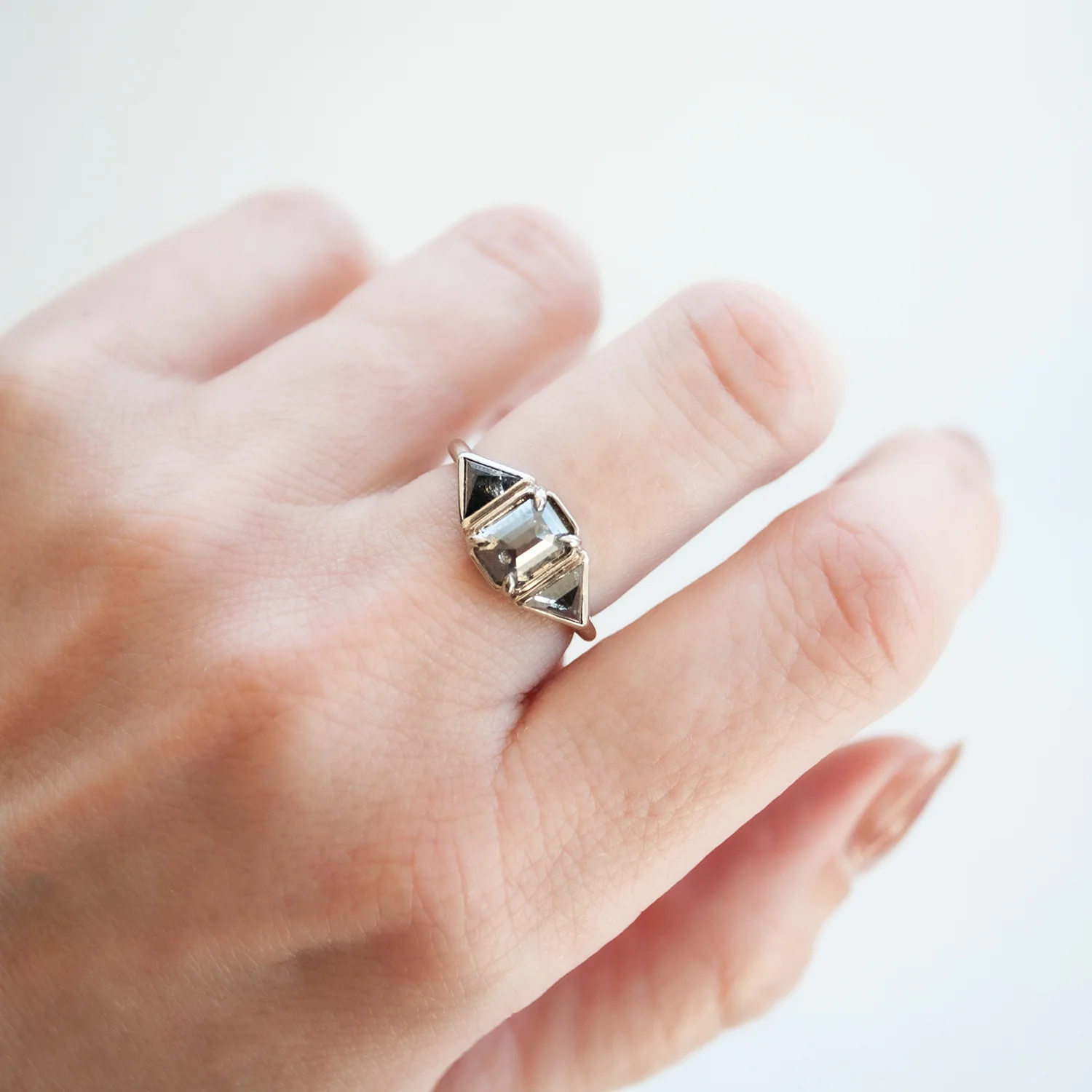 Cathedral Diamond Ring - Image 2