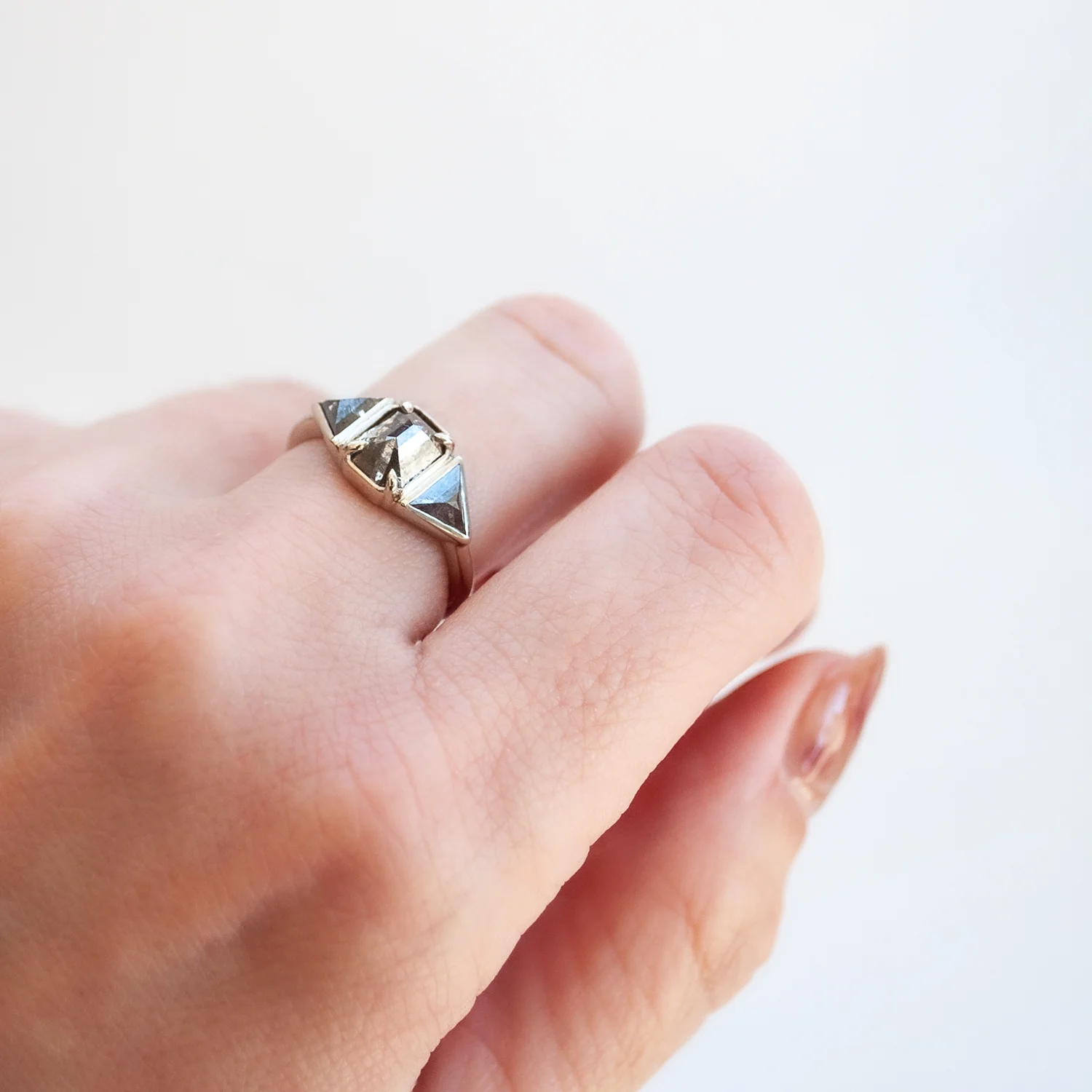 Cathedral Diamond Ring - Image 6