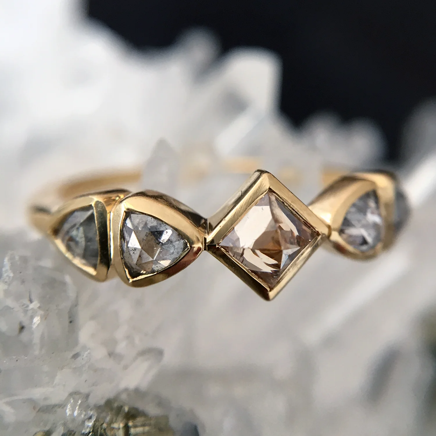 Celestial Crown Diamond Ring - Image 7