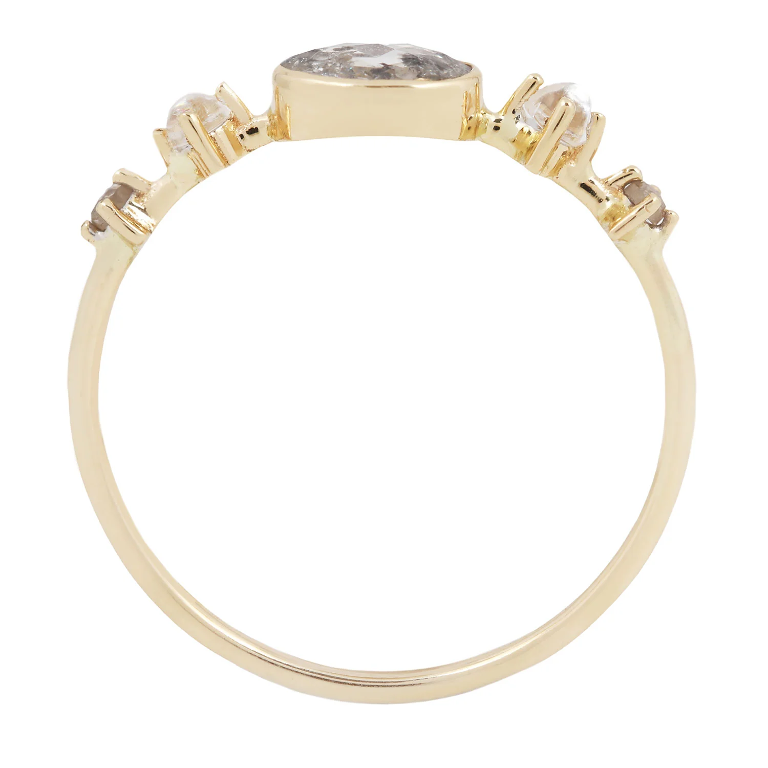 Celestial Diamond & Moonstone Ring - Image 5