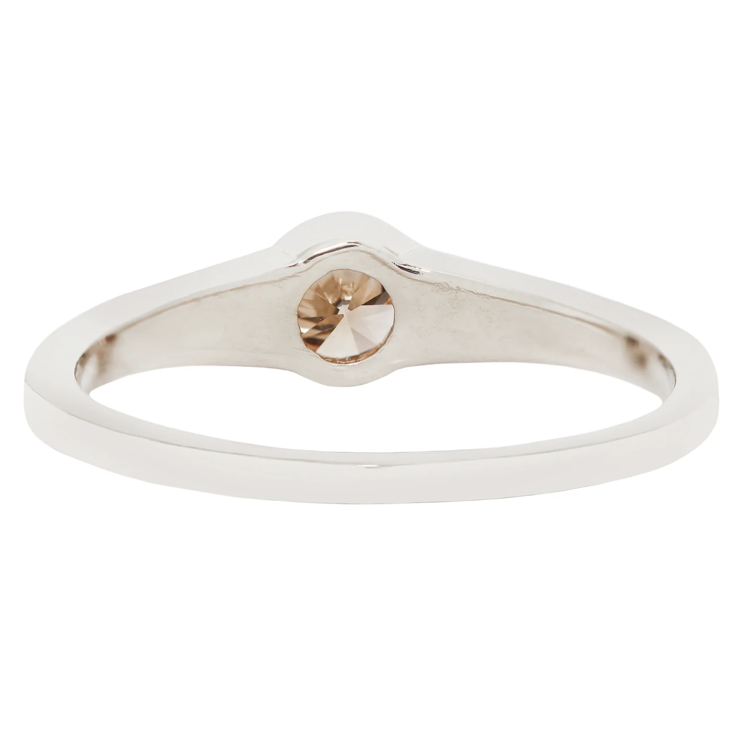 Champagne Diamond Eclipse Ring - Image 4