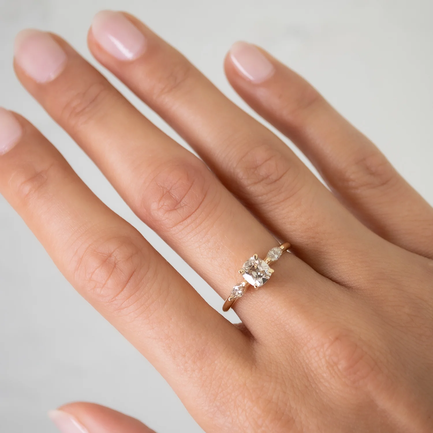 Champagne Diamond Harmony Ring - Image 2