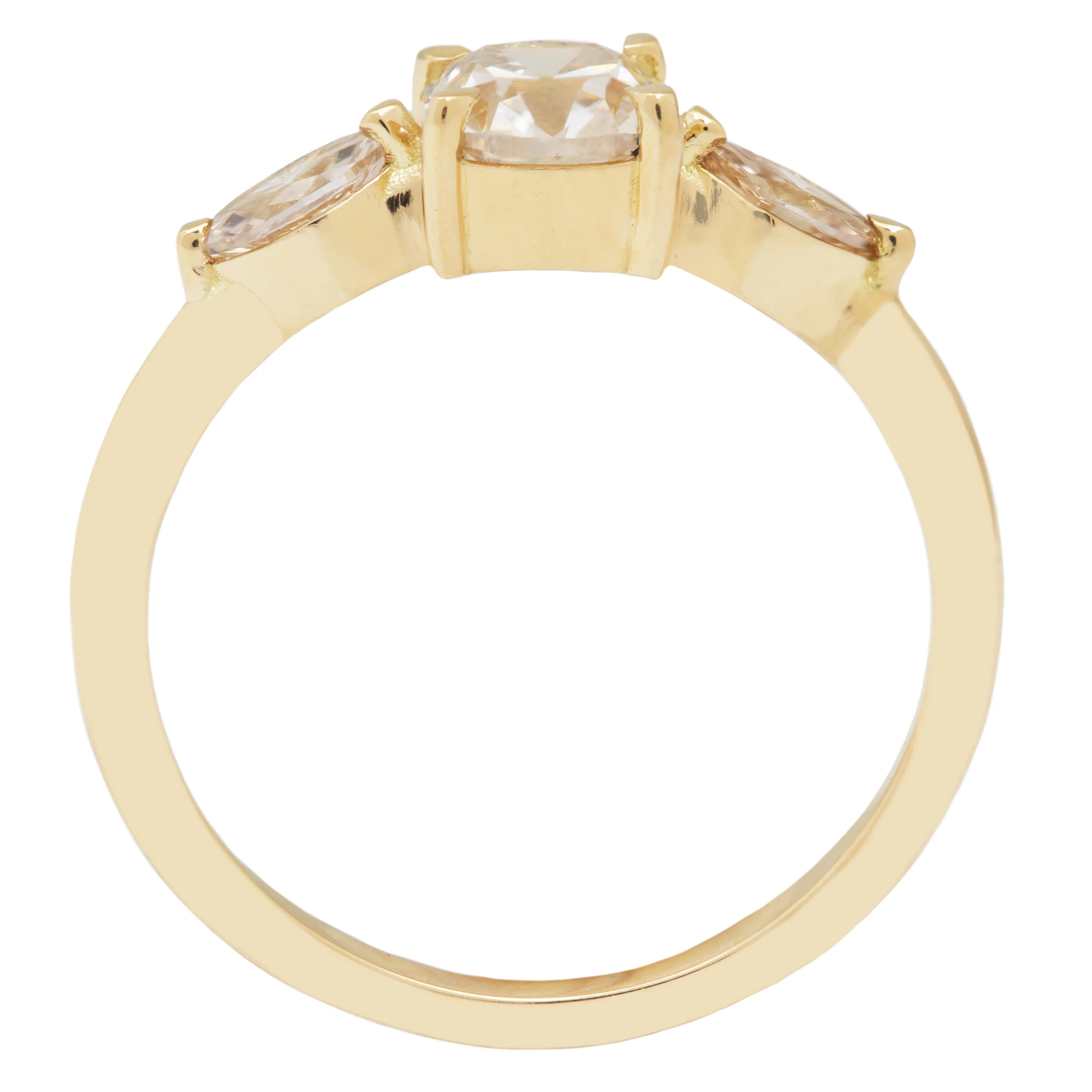 Champagne Diamond Harmony Ring - Image 5