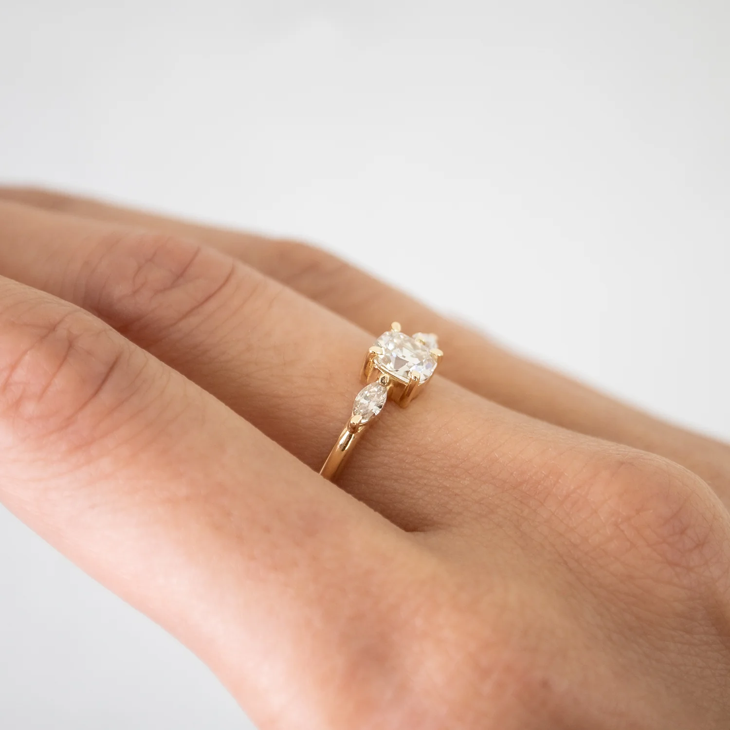 Champagne Diamond Harmony Ring - Image 6