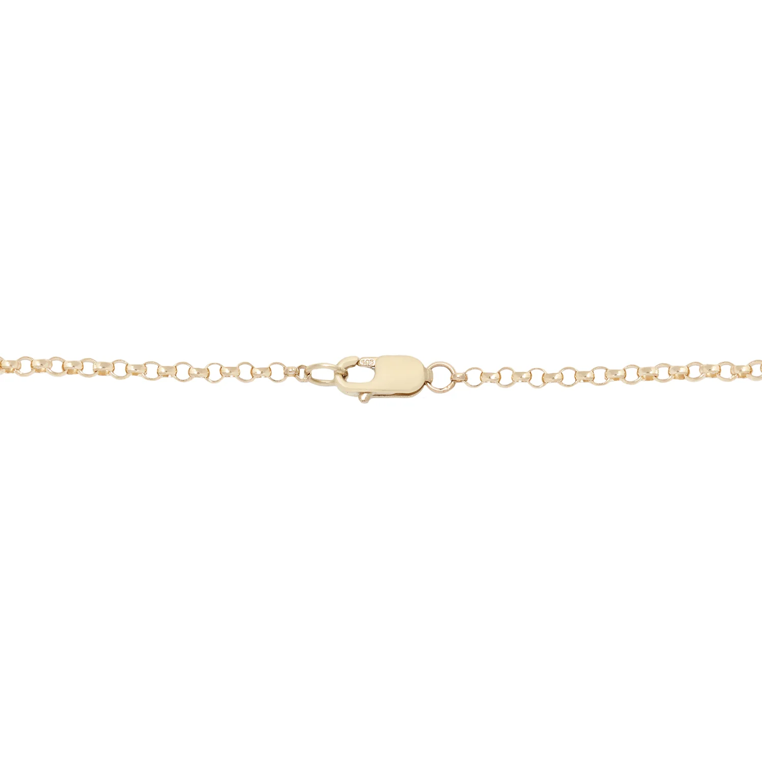 Champagne Diamond Pebble Necklace - Image 4