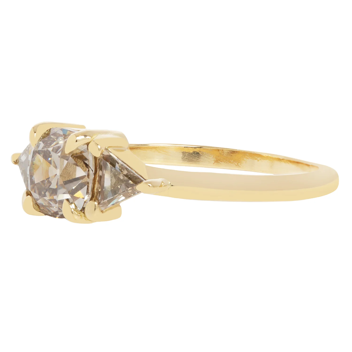 Champagne Diamond Stella Ring - Image 3