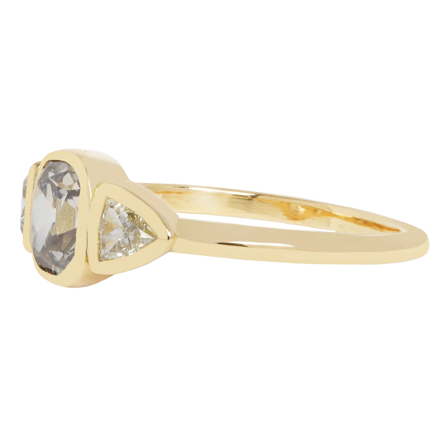 Champagne Sparkle Trio Ring - Image 3