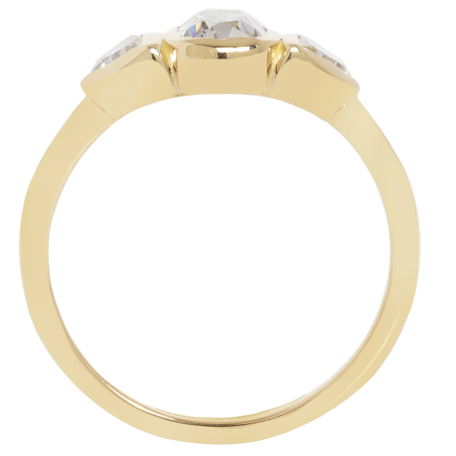 Champagne Sparkle Trio Ring - Image 5