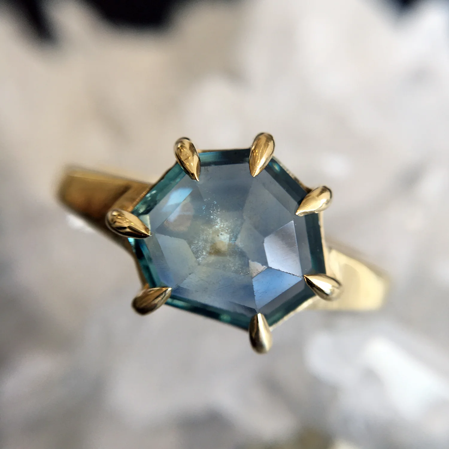 Clear Skies Sapphire Ring - Image 8